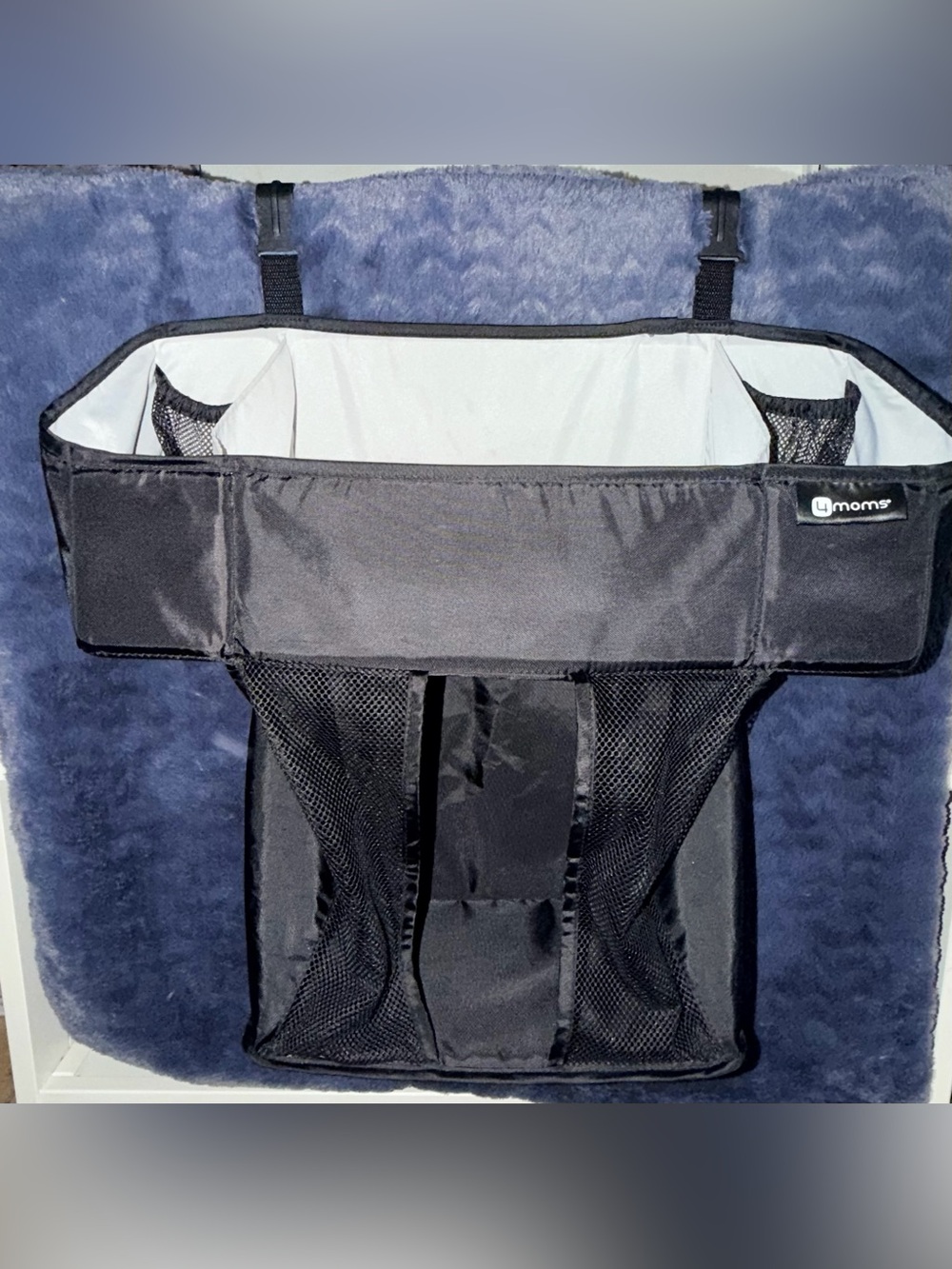 4moms Black Hanging Kids Toiletry & Diaper Organizer Caddy